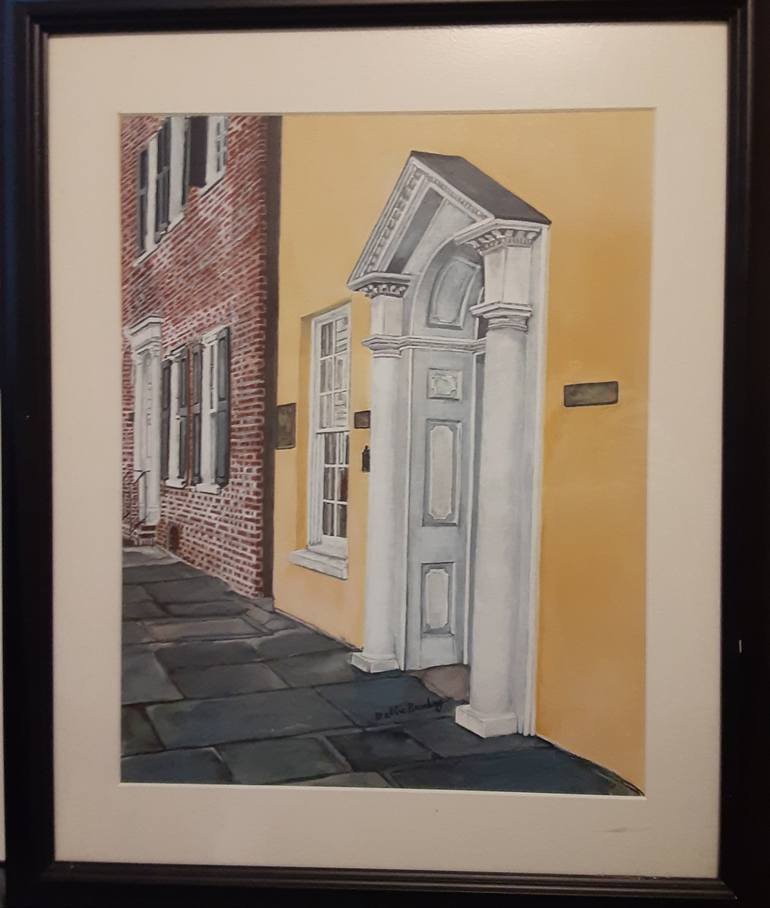 Original Fine Art Architecture Painting by Debbie Broadway