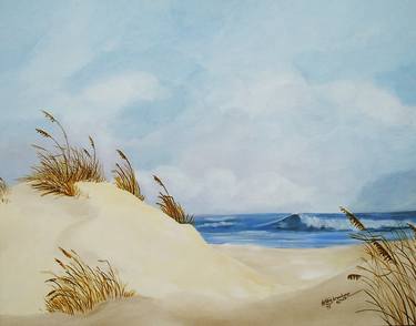 Print of Fine Art Beach Paintings by Debbie Broadway