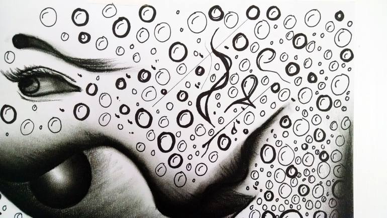Original Abstract Drawing by Marcoo Lc