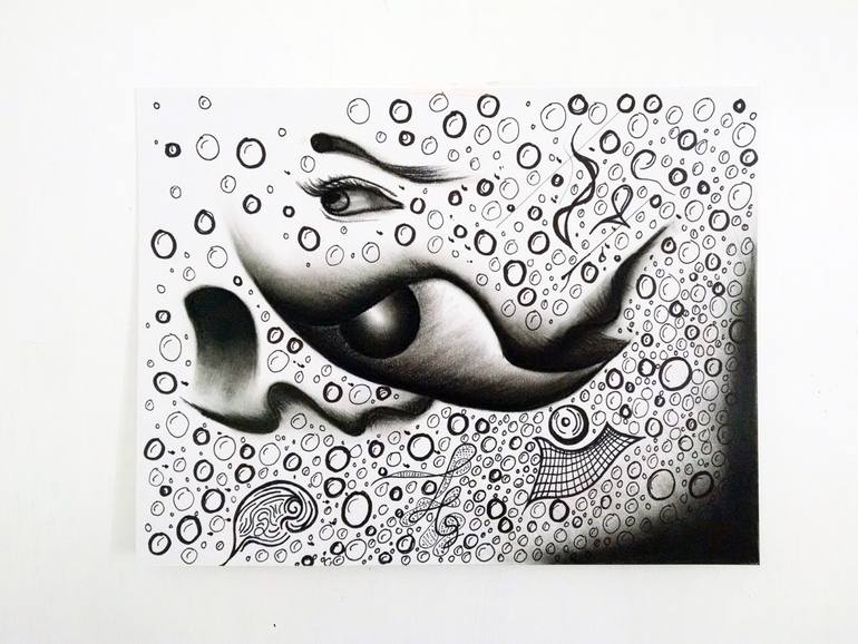 Original Abstract Drawing by Marcoo Lc