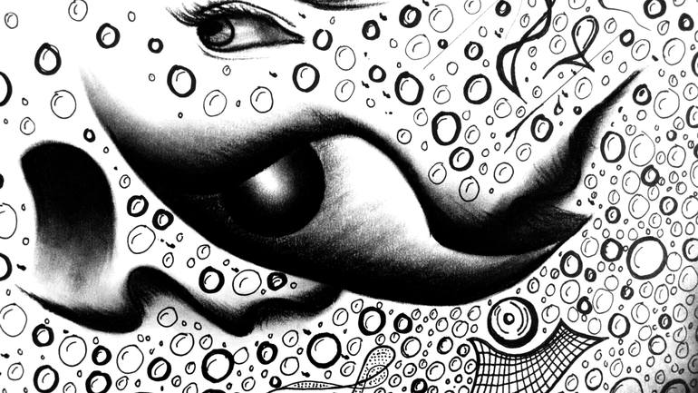 Original Abstract Drawing by Marcoo Lc
