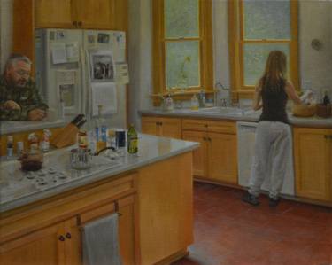 Original Realism Kitchen Paintings by Brandy Agun