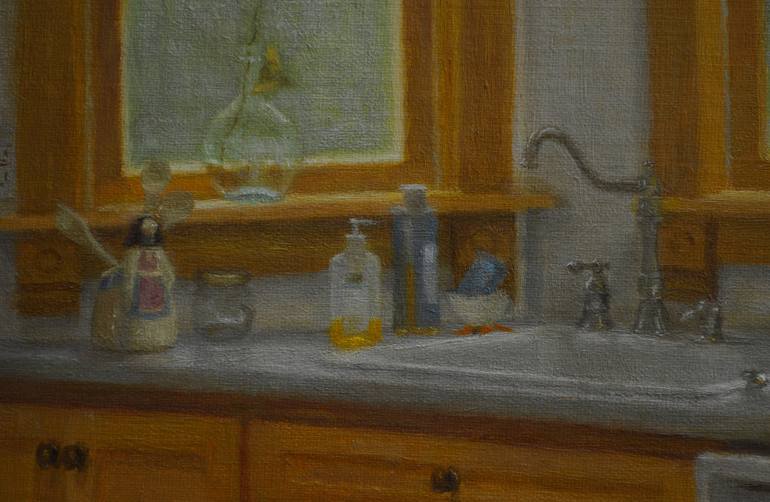 Original Realism Kitchen Painting by Brandy Agun