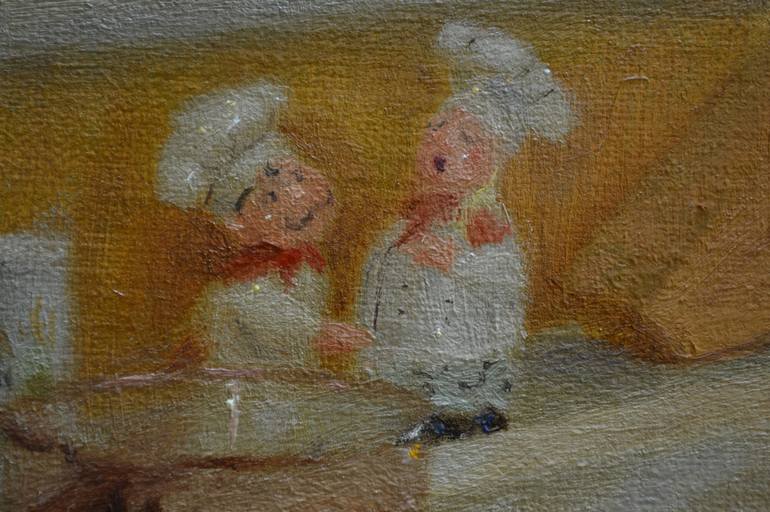 Original Kitchen Painting by Brandy Agun