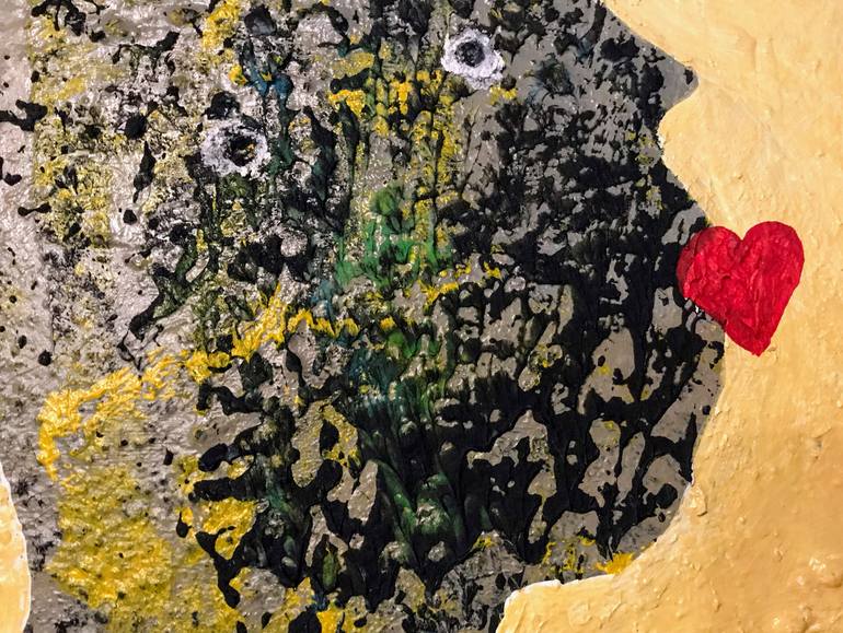 Original Expressionism Abstract Painting by Leonardo Lanzolla