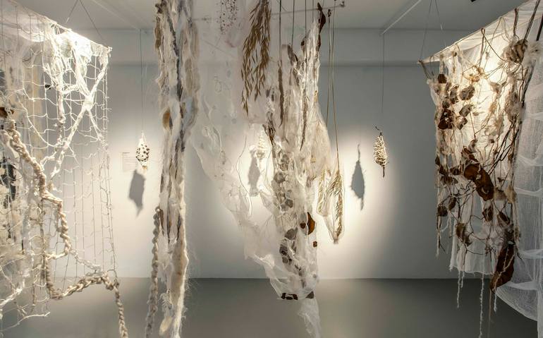 Original Abstract Nature Installation by Femke Van Gemert