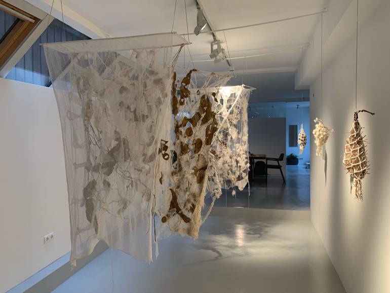 Original Abstract Nature Installation by Femke Van Gemert