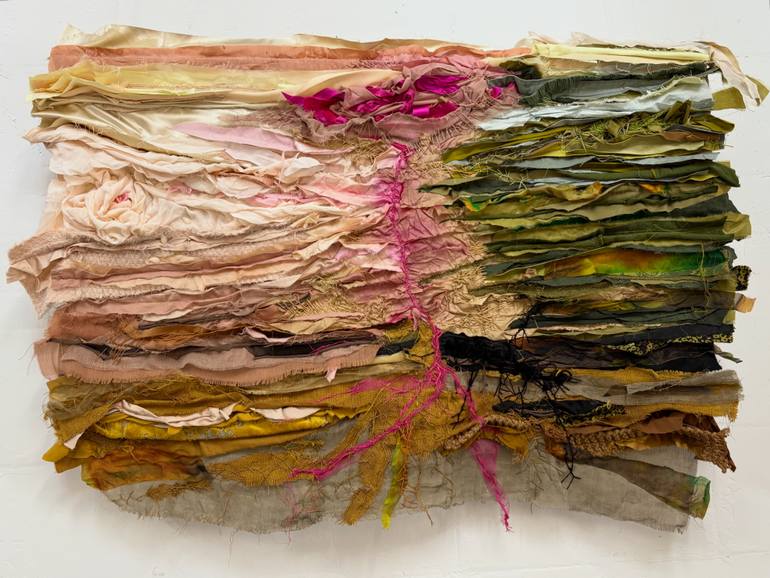 Original Abstract Expressionism Nature Mixed Media by Femke Van Gemert