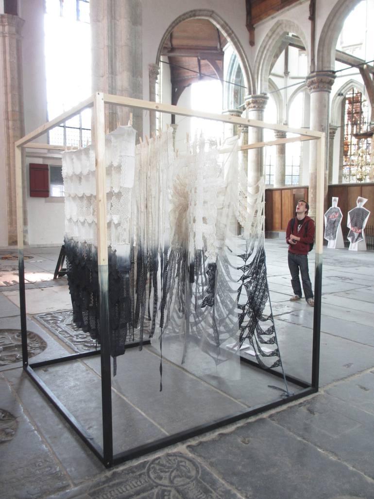 Original Abstract Installation by Femke van Gemert