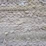 close up of the hand woven tapestry