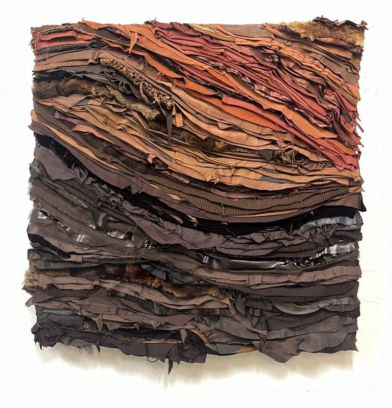 Original Abstract Mixed Media by Femke Van Gemert