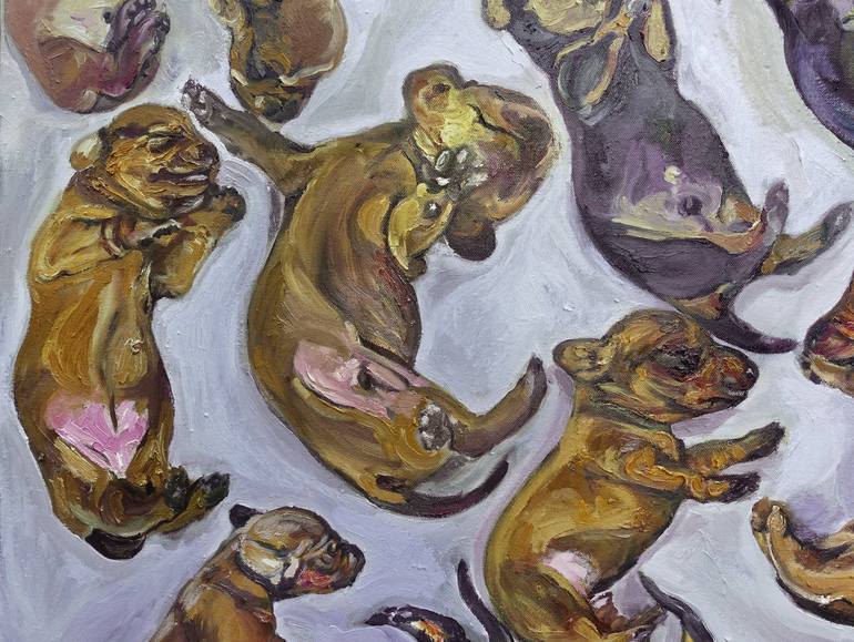 Original Animal Painting by Gandee Vasan