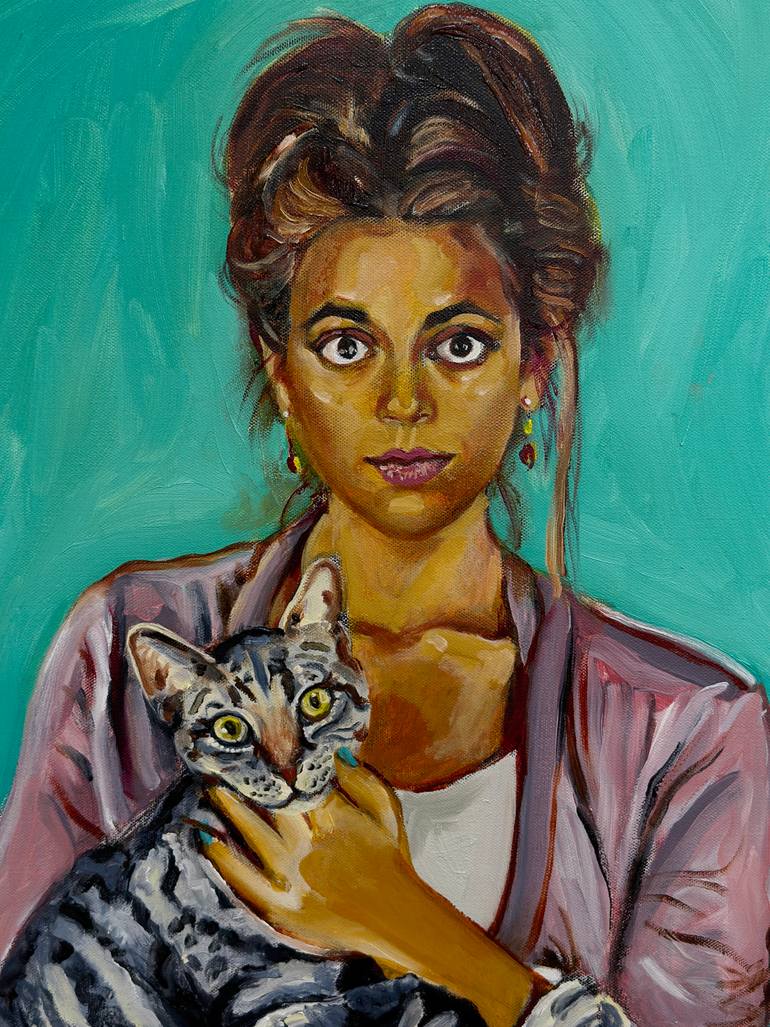 Original Figurative People Painting by Gandee Vasan