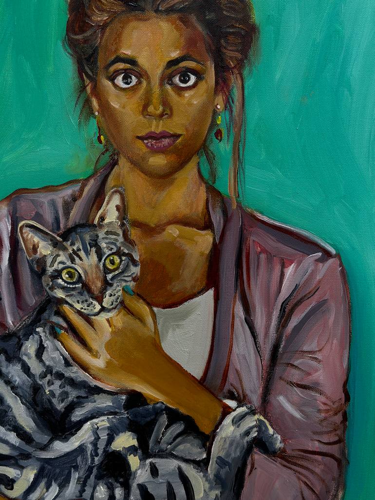 Original Figurative People Painting by Gandee Vasan