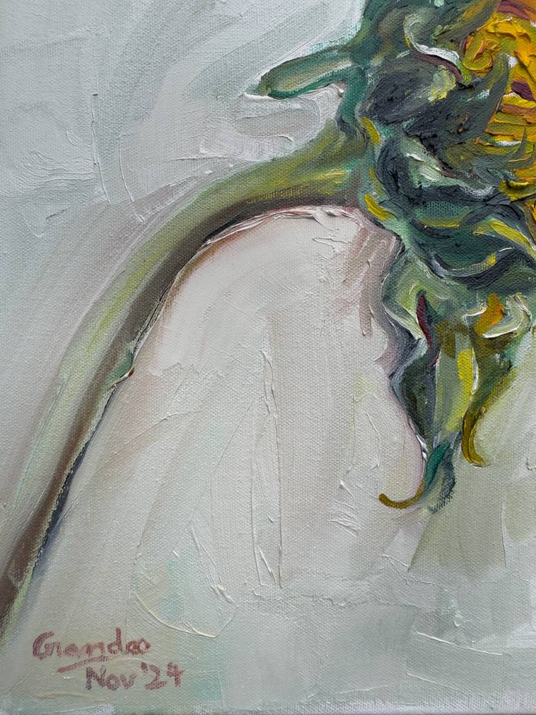 Original Contemporary Floral Painting by Gandee Vasan