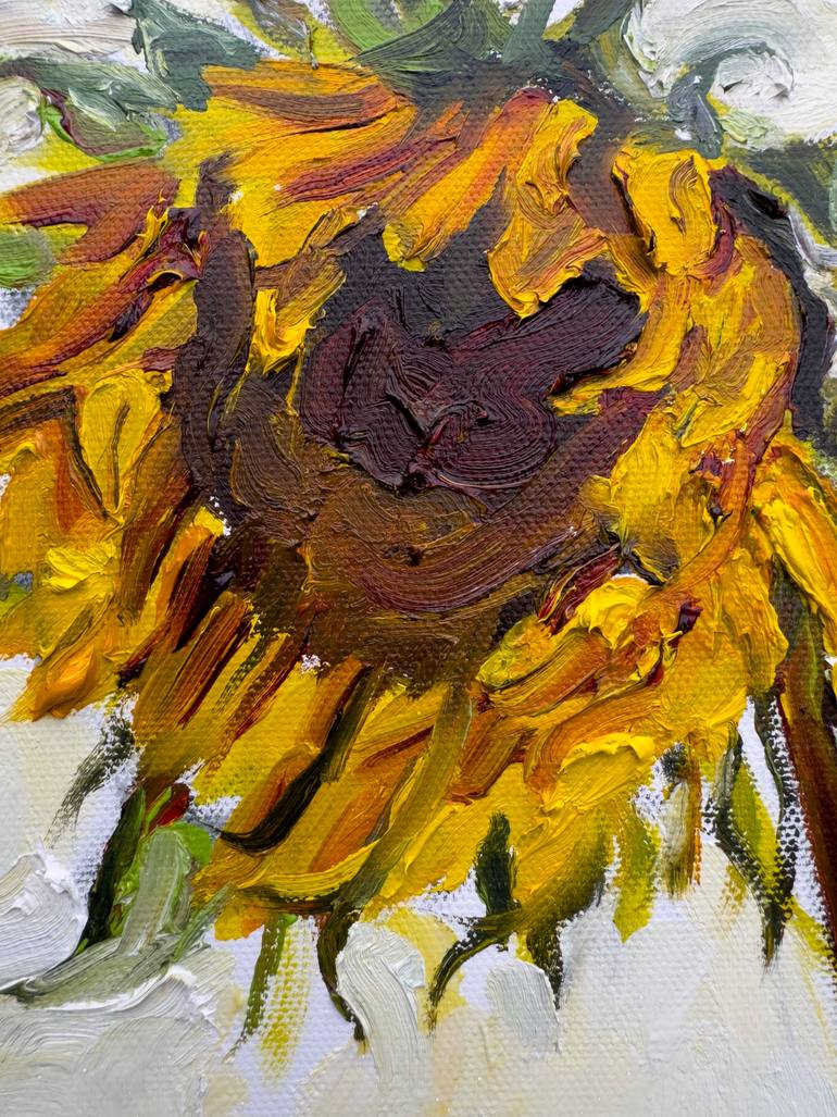 Original Figurative Floral Painting by Gandee Vasan