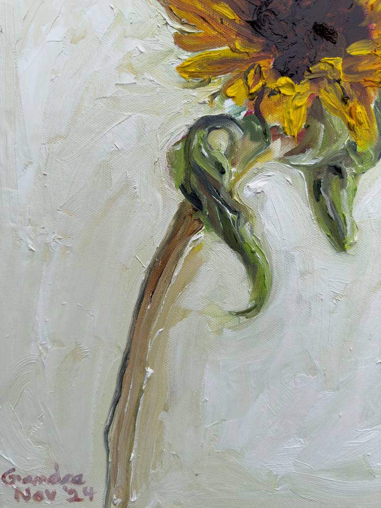 Original Contemporary Floral Painting by Gandee Vasan