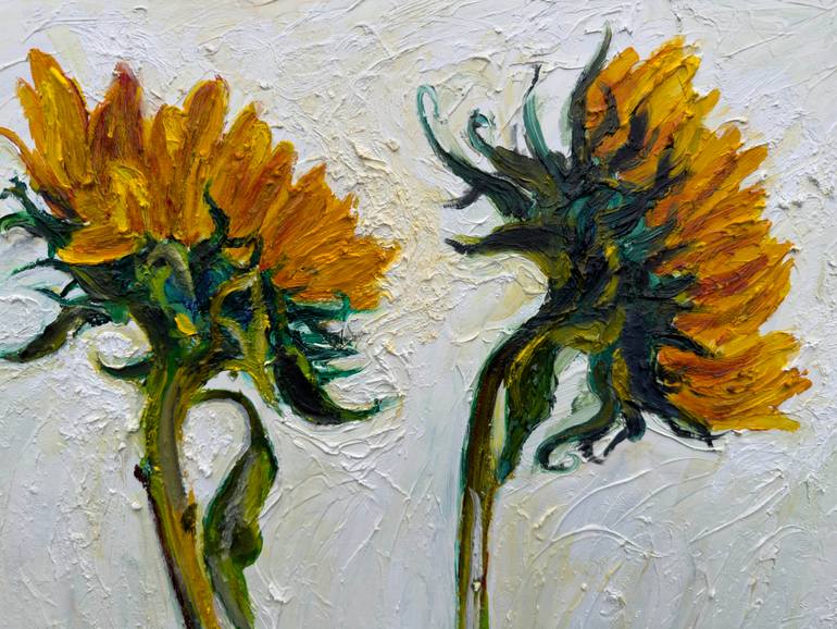 Original Figurative Floral Painting by Gandee Vasan