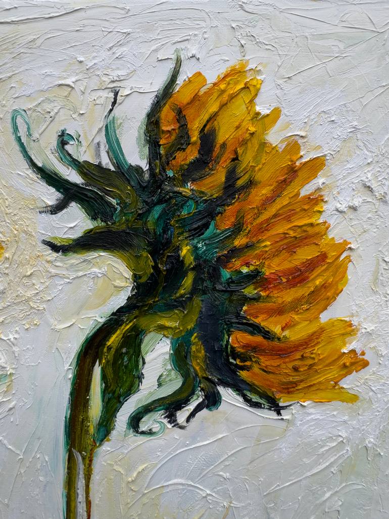 Original Figurative Floral Painting by Gandee Vasan