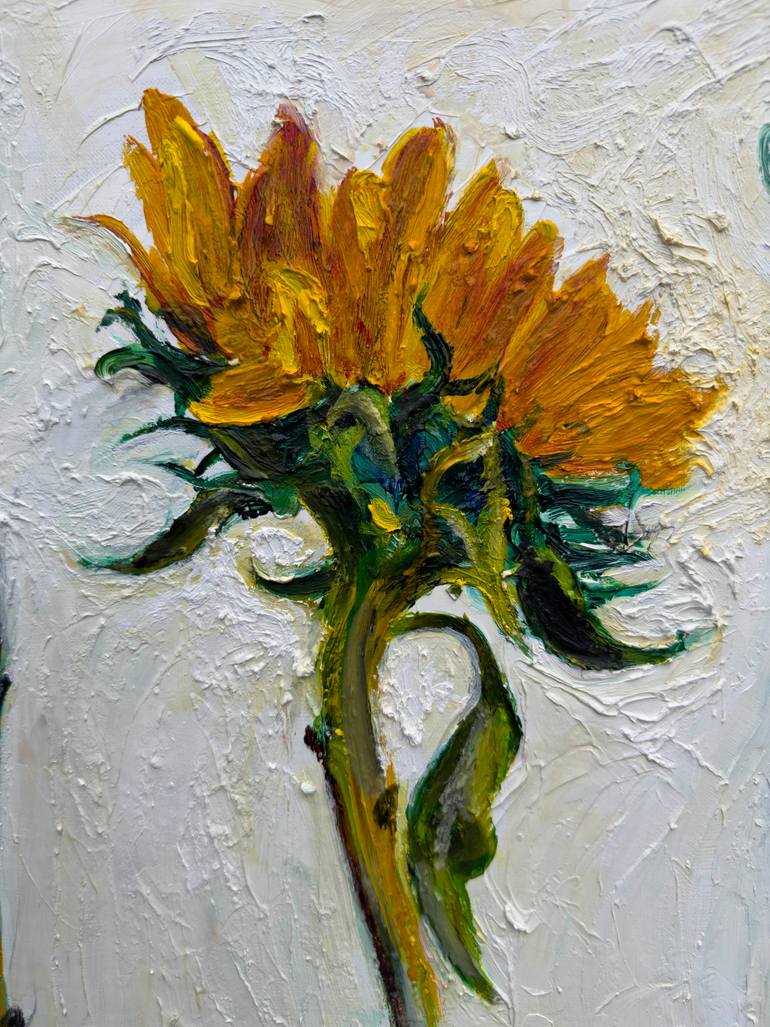 Original Figurative Floral Painting by Gandee Vasan