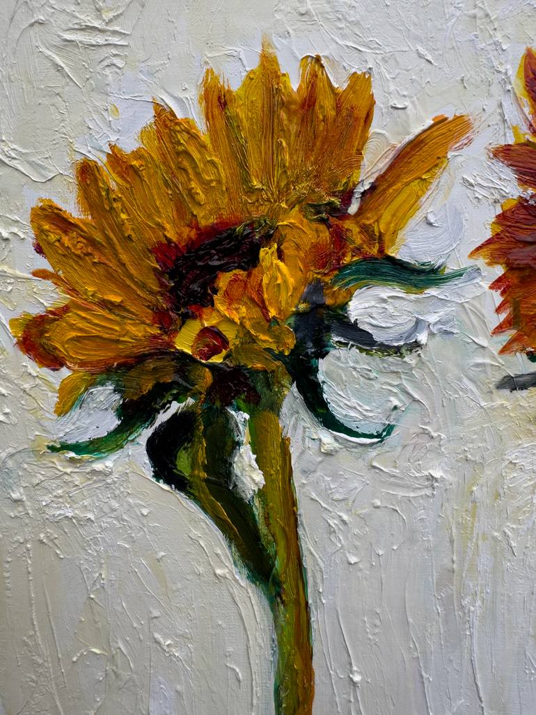 Original Figurative Floral Painting by Gandee Vasan