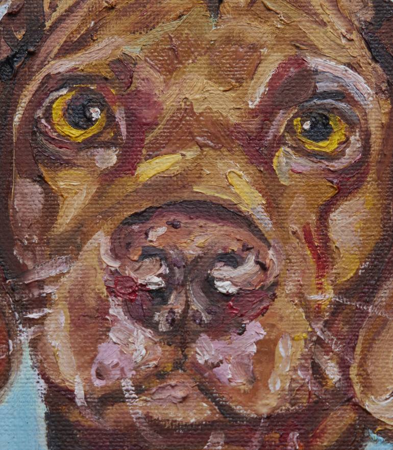 Original Portraiture Animal Painting by Gandee Vasan