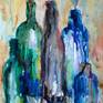 Collection Watercolour Painting, "Bottles" series