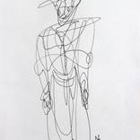 Collection Black and white drawings on paper
