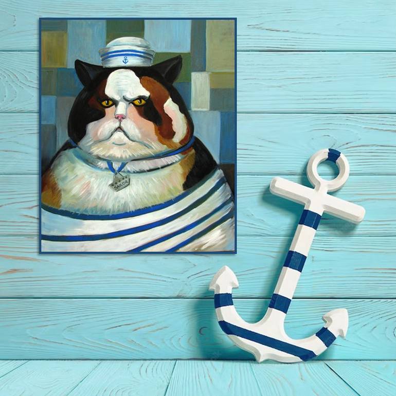 Original Figurative Animal Painting by Daiga CēDere-SalnāJa