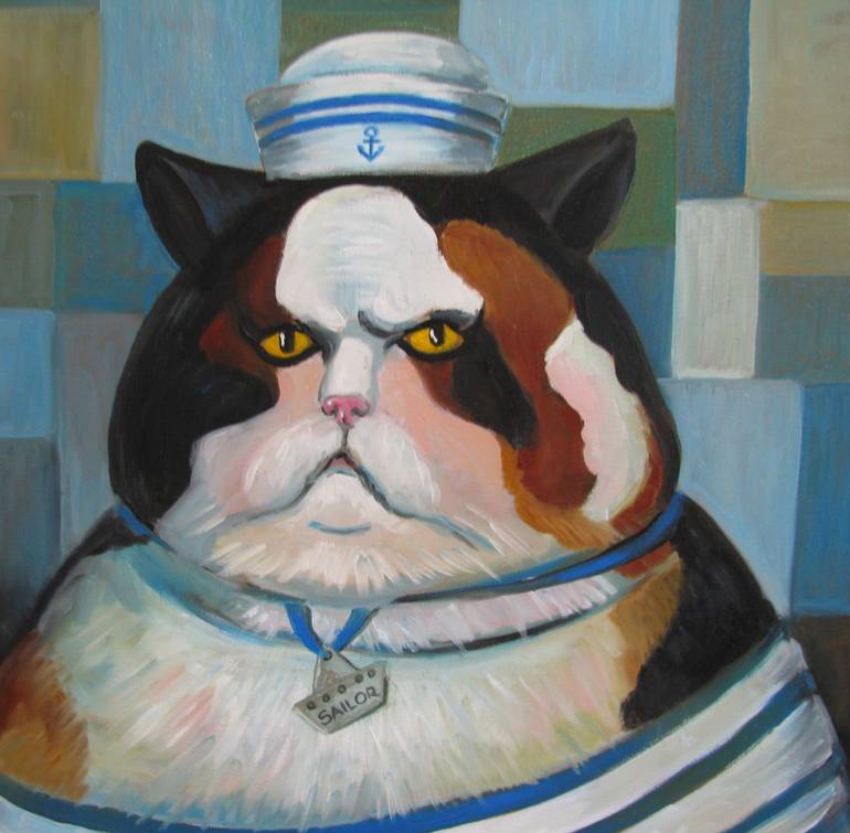 Original Figurative Animal Painting by Daiga CēDere-SalnāJa