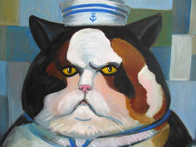 Original Figurative Animal Painting by Daiga CēDere-SalnāJa