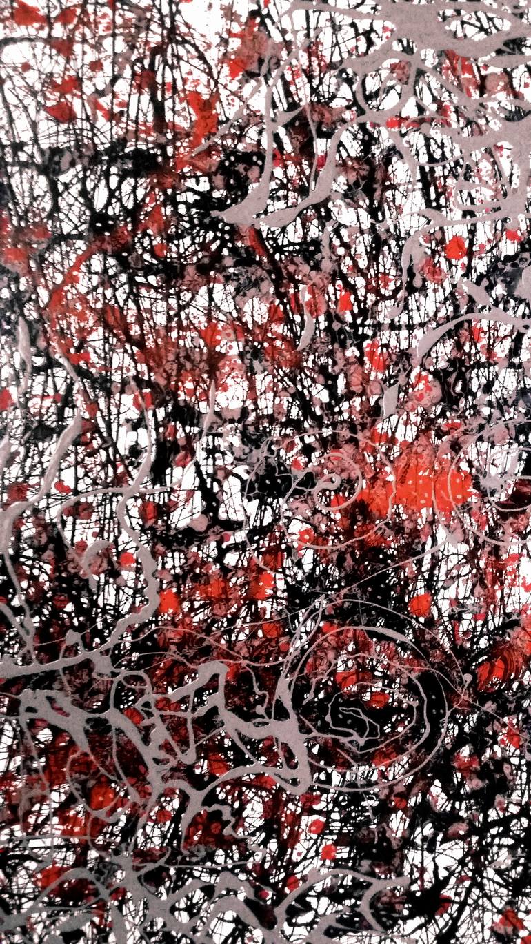 Original Conceptual Abstract Painting by Daiga Cēdere-Salnāja
