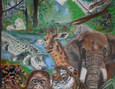 Original Animal Paintings by Lucky Sahota