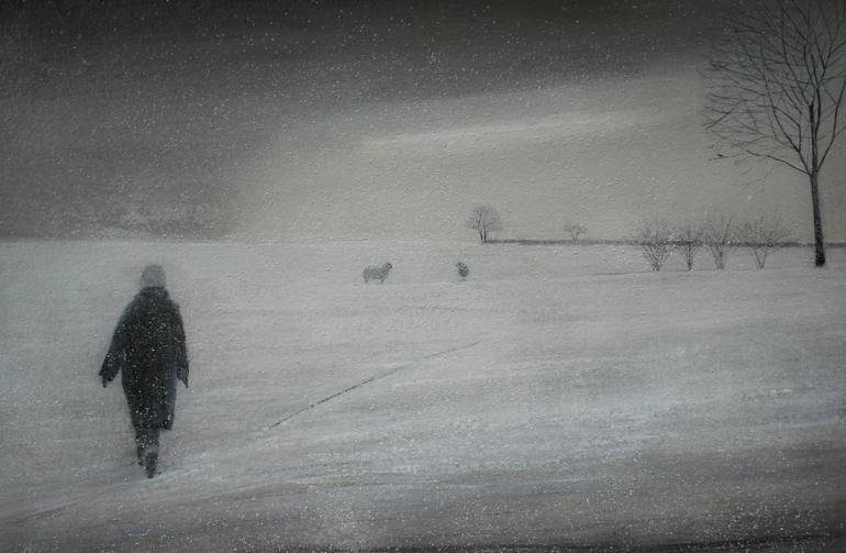 Original Realism Landscape Drawings by Thomas Lamb