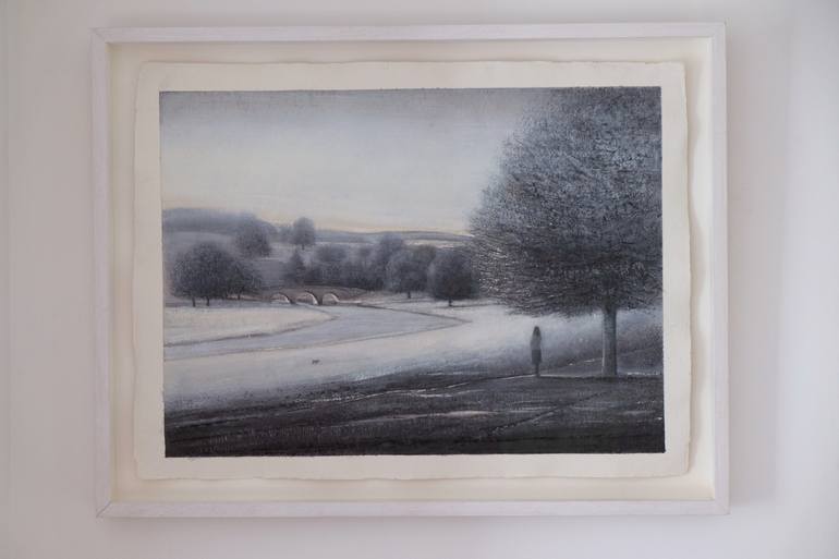 Original Landscape Drawing by Thomas Lamb