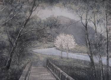 Original Landscape Drawings by Thomas Lamb