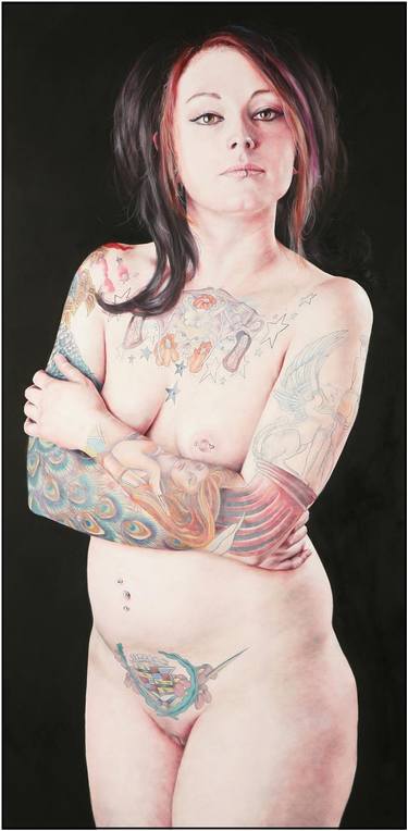 Original Nude Painting by M Vlasic