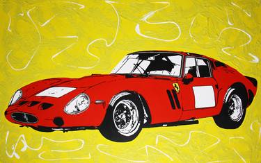 Print of Figurative Automobile Paintings by Jo Fabbri