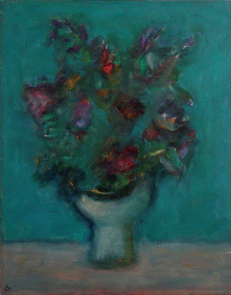 Original Fine Art Floral Painting by Vladimir Brodetsky