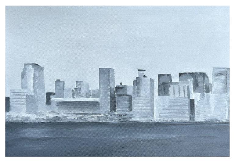 Original Realism Cities Painting by Haeley Kyong