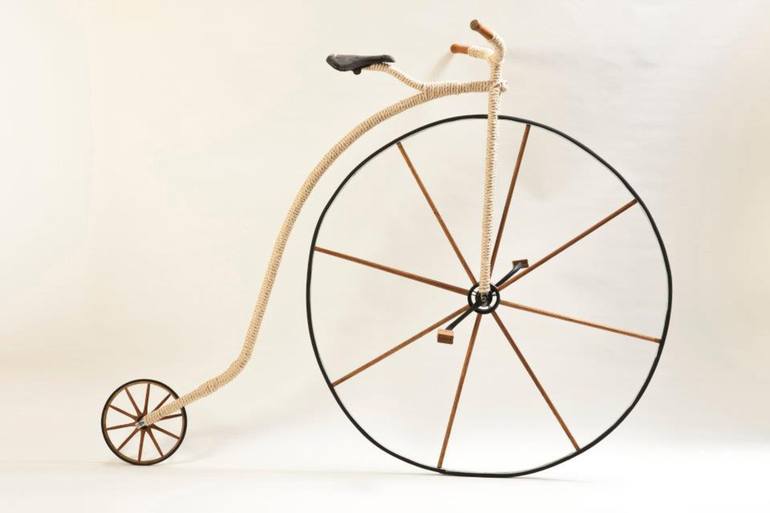 Penny Farthing Bike Sculpture by Renata Knapman Saatchi Art