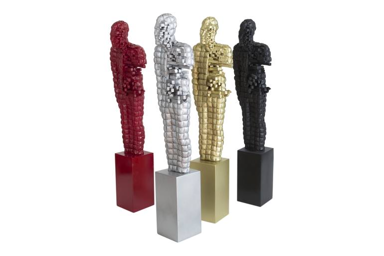 Original Men Sculpture by Alejandra Zermeño -Ake