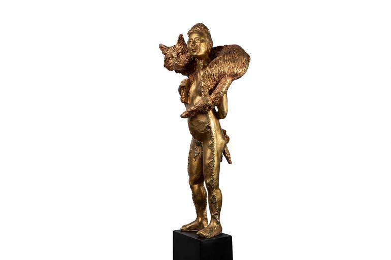 Original Figurative Animal Sculpture by Alejandra Zermeño -Ake