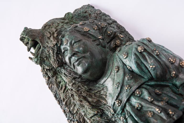 Original Figurative People Sculpture by Alejandra Zermeño -Ake