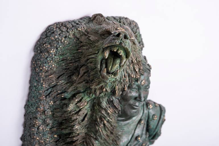 Original Figurative People Sculpture by Alejandra Zermeño -Ake