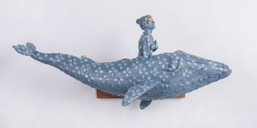 Original Figurative Animal Sculpture by Alejandra Zermeño -Ake