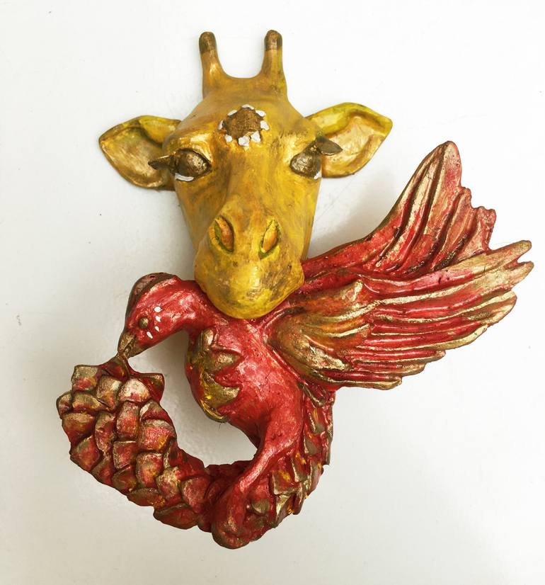 Original Animal Sculpture by Alejandra Zermeño -Ake