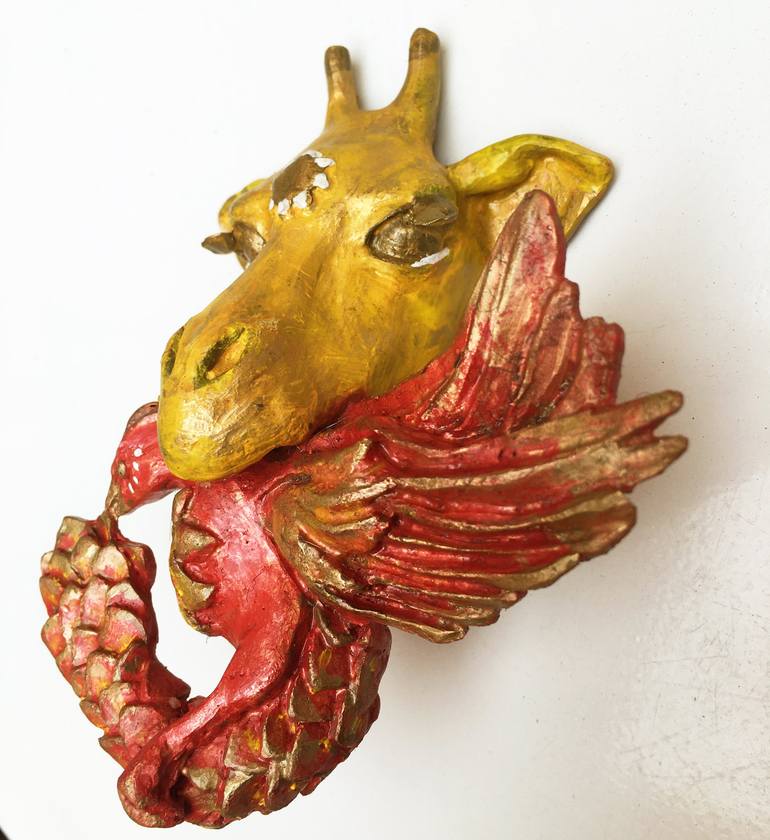 Original Figurative Animal Sculpture by Alejandra Zermeño -Ake