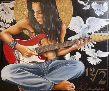 Original Conceptual Music Paintings by Albertus Joseph