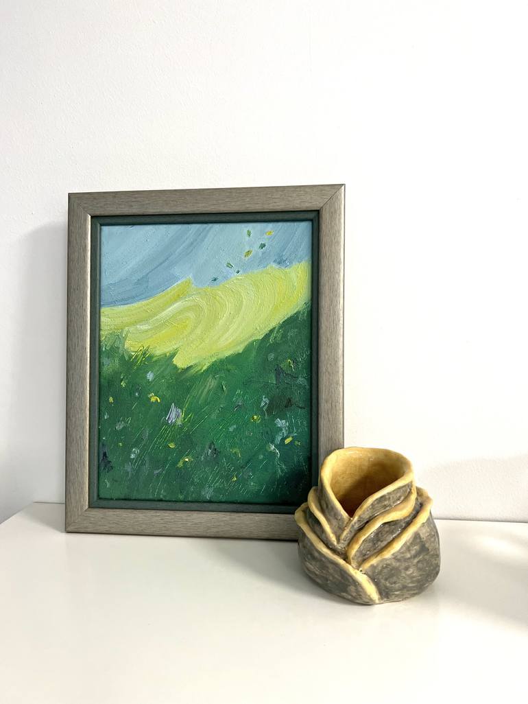 Original Abstract Landscape Painting by Iva Šijan
